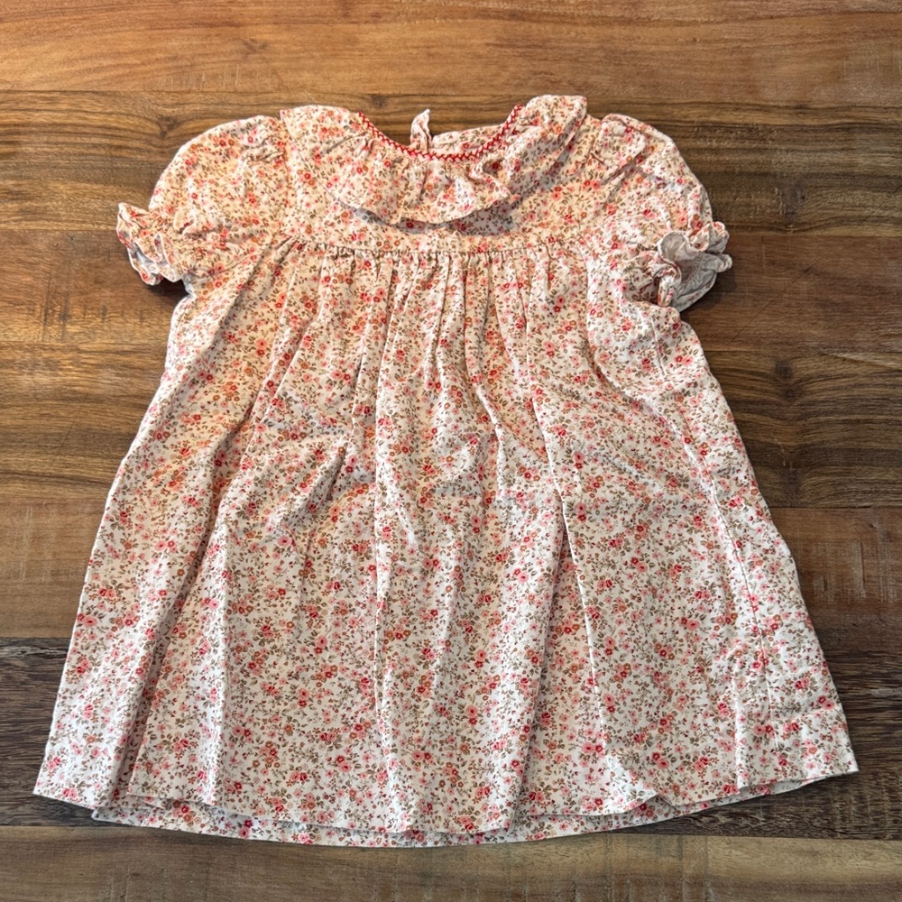 Floral Pink Kids Dress